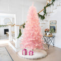 enjoy-the-holidays-with-this-6.5ft-pre-lit-pink-full-artificial-christmas-tree