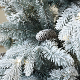 5-foot-pre-lit-snow-flocked-full-christmas-tree-with-pine