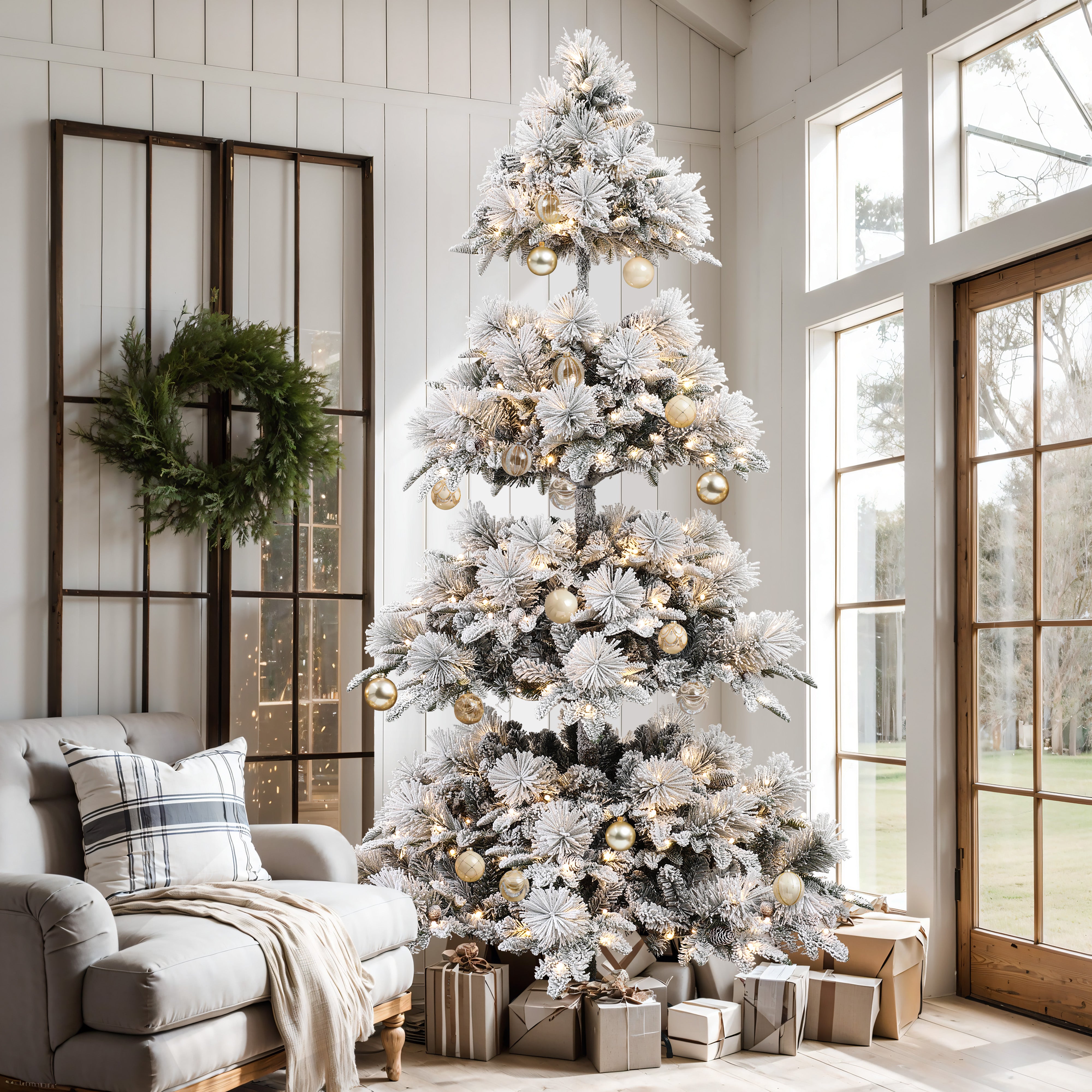 artificial-christmas-tree-is-perfect-to-in-corner-of-living-room