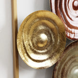 2-Piece Multi-Color Gems Abstract Metal Wall Decor Set
