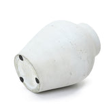 Cement Antique White Vase, 13.4'' H