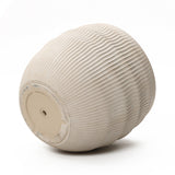 Beige Large Pot for Plants with Drainage Hole, 17.7'' Dia