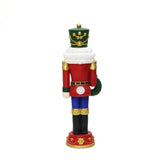 Christmas Nutcracker Red Soldier with Wreath Lights, 4ft