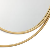 Orbit metal frame wall mirror