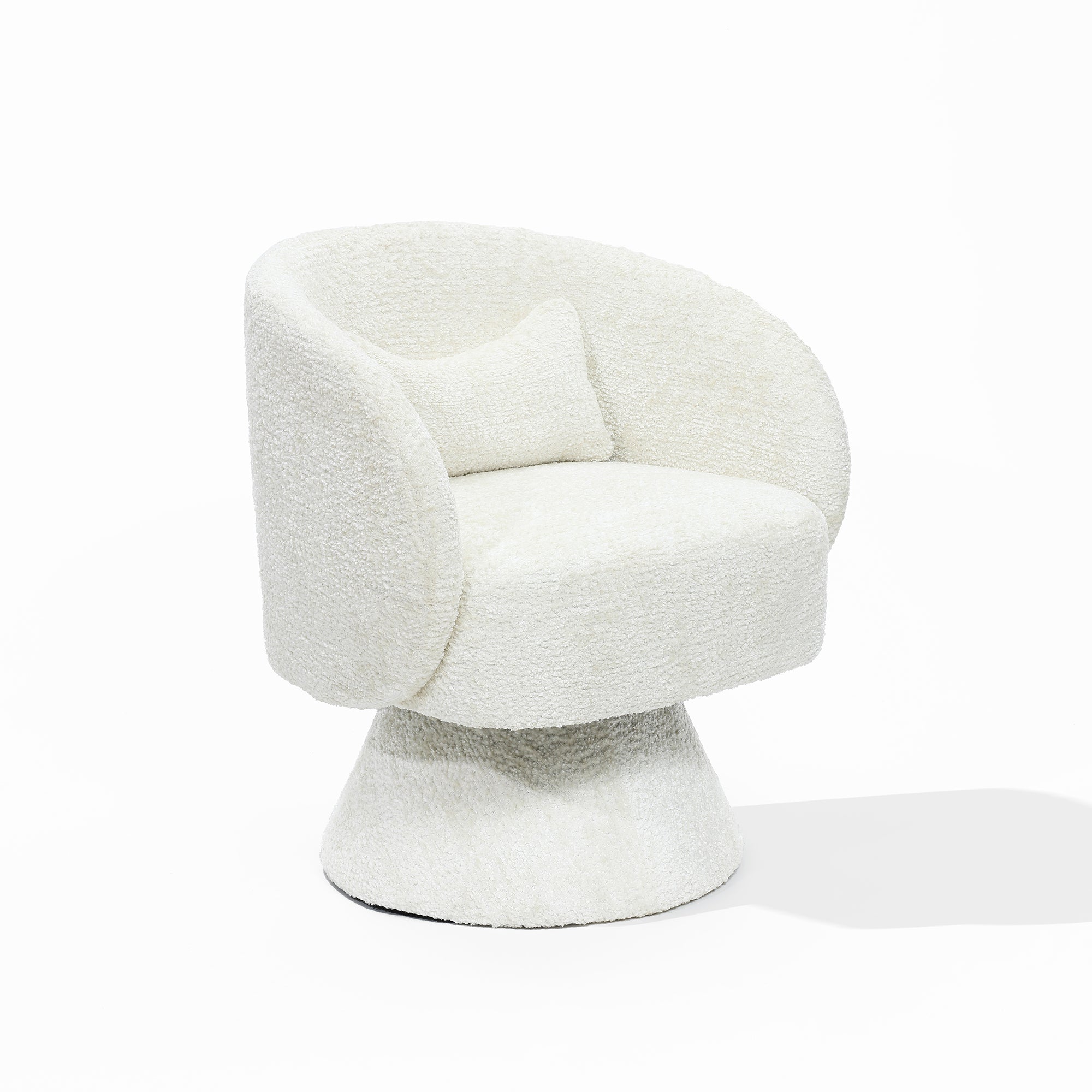 luxenhome-cocoon-boucle-upholstered-swivel-accent-arm-chair-whit-color