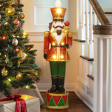 Traditional-3-ft-nutcracker-king-in-red-with-lights-decoration-made-for-next-to-the-christmas-tree