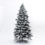Pre-Lit Artificial Snow-Flocked Christmas Tree, 7.5ft