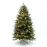 Pre-Lit Gradient Green Full Pine Christmas Tree ,6Ft
