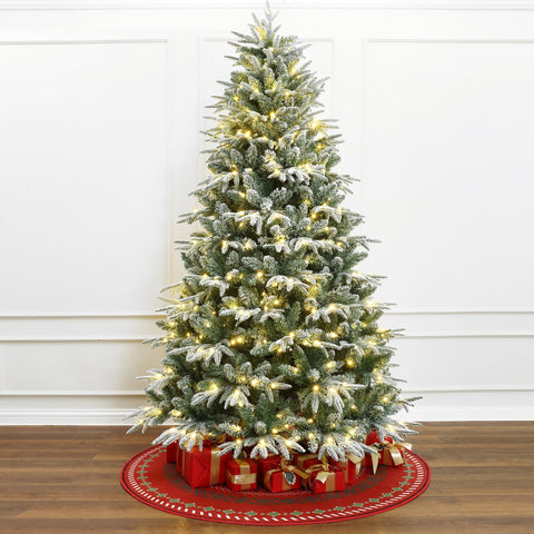 7-foot-pre-lit-snow-flocked-christmas-tree-with-metal-stand