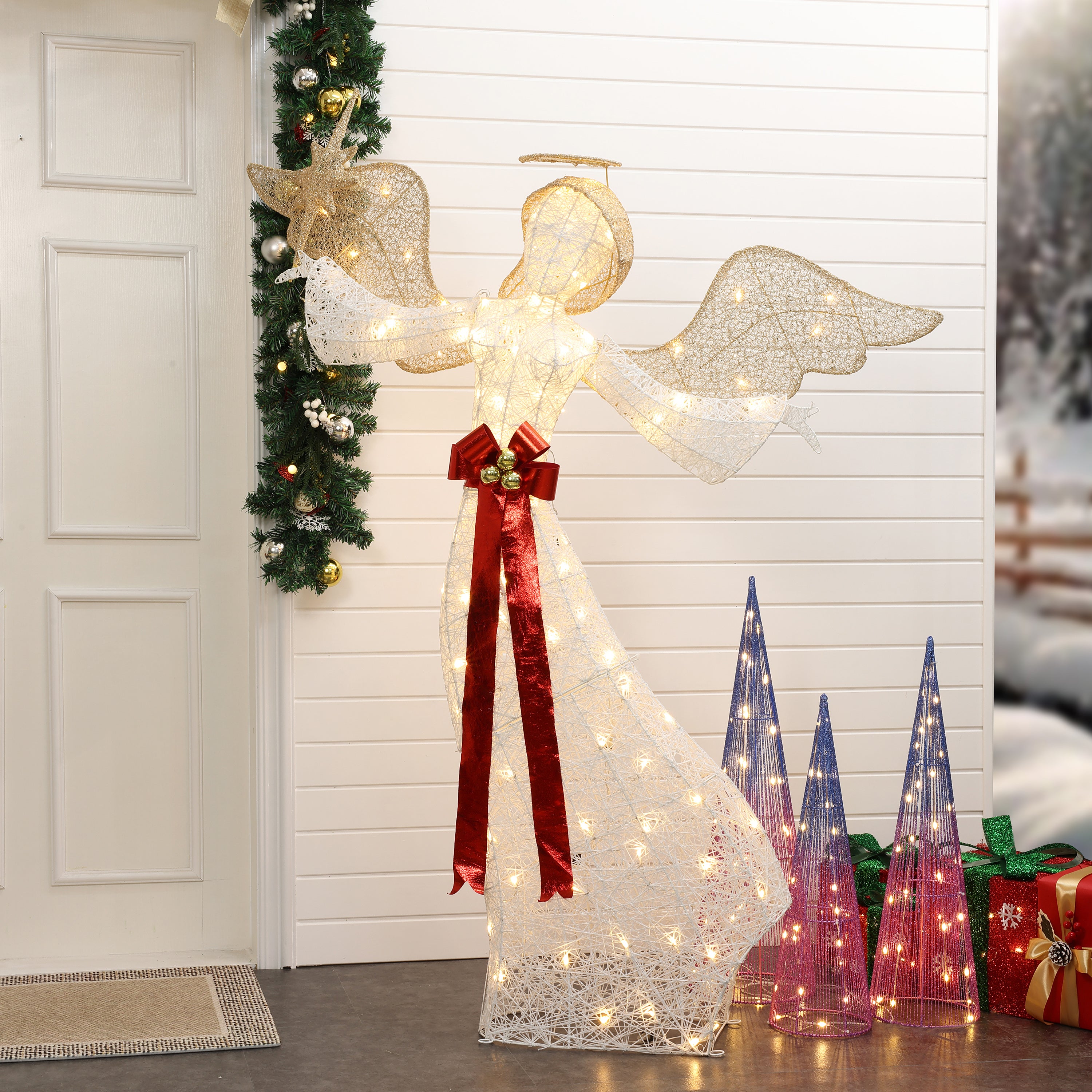 3d-angel-christmas-with-star-and-lights-is-a-large-outdoor-christmas-decorations