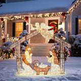 Christmas Lights Angel Holiday Yard Decoration,57.1''