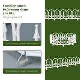 Christmas Arched Fence Light Decor Outdoor - Set of 8