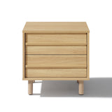 Modern Wood Storage End Table with 2-Drawers,Oak