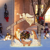 Christmas Lights Angel Holiday Yard Decoration,57.1''