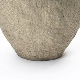 Round Planter Pot, Rustic Flower Pot with Drainage Hole 12.4'' Dia