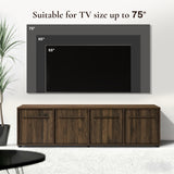 Walnut TV Stand for TVs up to 75''