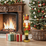 Christmas Nutcracker Soldier Decoration with Lights, 2ft