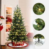 Pre-Lit Artificial Fir Christmas Tree with Stand, 6.5ft