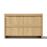 Modern Wood Storage Dresser  with with Faux Marble Top,Oak
