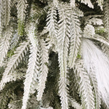 Unlit Potted Christmas Tree with White Tips,4Ft