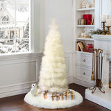Holiday Natural Ivory Slim Pampas Grass Tree,5Ft