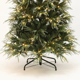 Pre-Lit Green Flocked Artificial Christmas Trees ,7.5ft