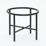 Distressed Large Planters for Indoor Plants with Stand, 17.5" Dia