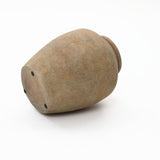 Rustic Golden Brown Round Terracotta Vase,12.2''