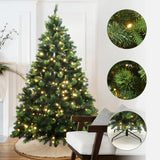 Pre-Lit Green Full  Pine Christmas Tree,7.5Ft