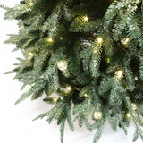 Pre-Lit Green Full Artificial Christmas Tree,7.5Ft
