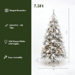 7.5-ft-Warm-White-LED-Lights-Pre-Lit-Christmas-Tree