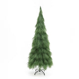 Holiday Green Pampas Grass Christmas Tree Tree,6ft