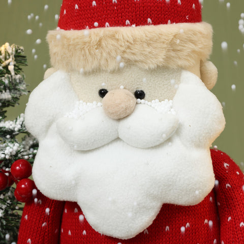 Animated Musical Snowing Santa Decor with LED Lights