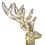 Christmas Deer Family Outdoor Holiday Decoration Lights, Set of 3