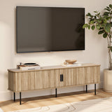 Aria Modern Media Console with Sliding Tambour Doors for TVs up to 65''