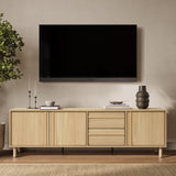 Oak TV Stand for TVs up to 75''