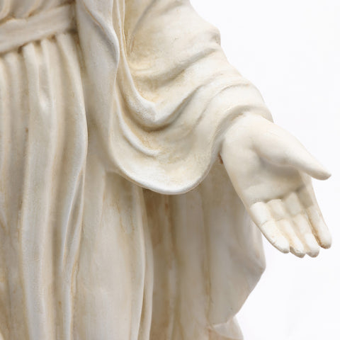 Grace series garden statue, Virgin Mary, ivory