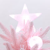 Pre-Lit Pink Christmas Fiber Optic Tree,5Ft