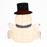 Jolly Snowman Outdoor Holiday Decoration with Lights, 2.7ft