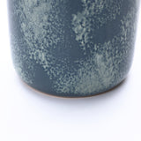Mediterranean Jar Blue Mottled Round Terracotta Vase,13.8"