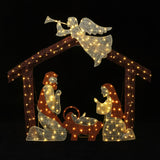 Christmas Lights Angel Holiday Yard Decoration,57.1''