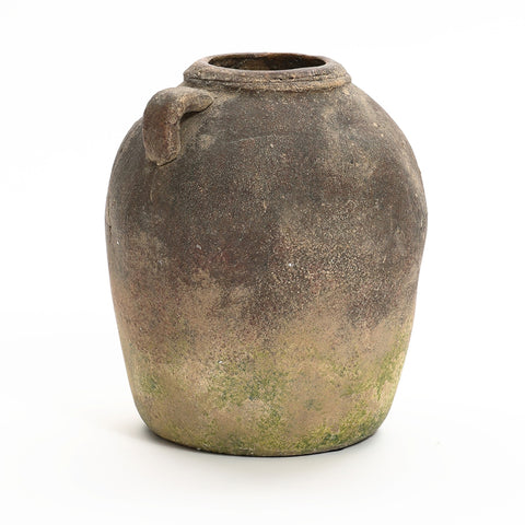 Ginger root brown terracotta jug vase