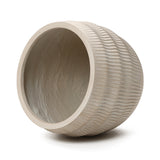 Beige Large Pot for Plants with Drainage Hole, 17.7'' Dia