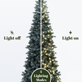Pre-Lit Bubble Ball Artificial Christmas Trees, 7.5ft