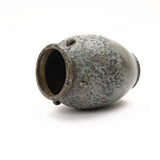 Antiqued Rustic Terracotta Flower Vase Green & Brown,14.5"