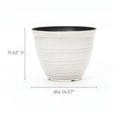 Erin glazed indoor/outdoor planter