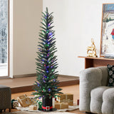 skinny-christmas-tree-with-multi-color-led-lights-and-tophat-pot-will-illuminate-your-home