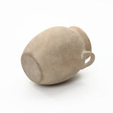 Rustic Antiqued Brown Round Terracotta Vase with Handles,13''