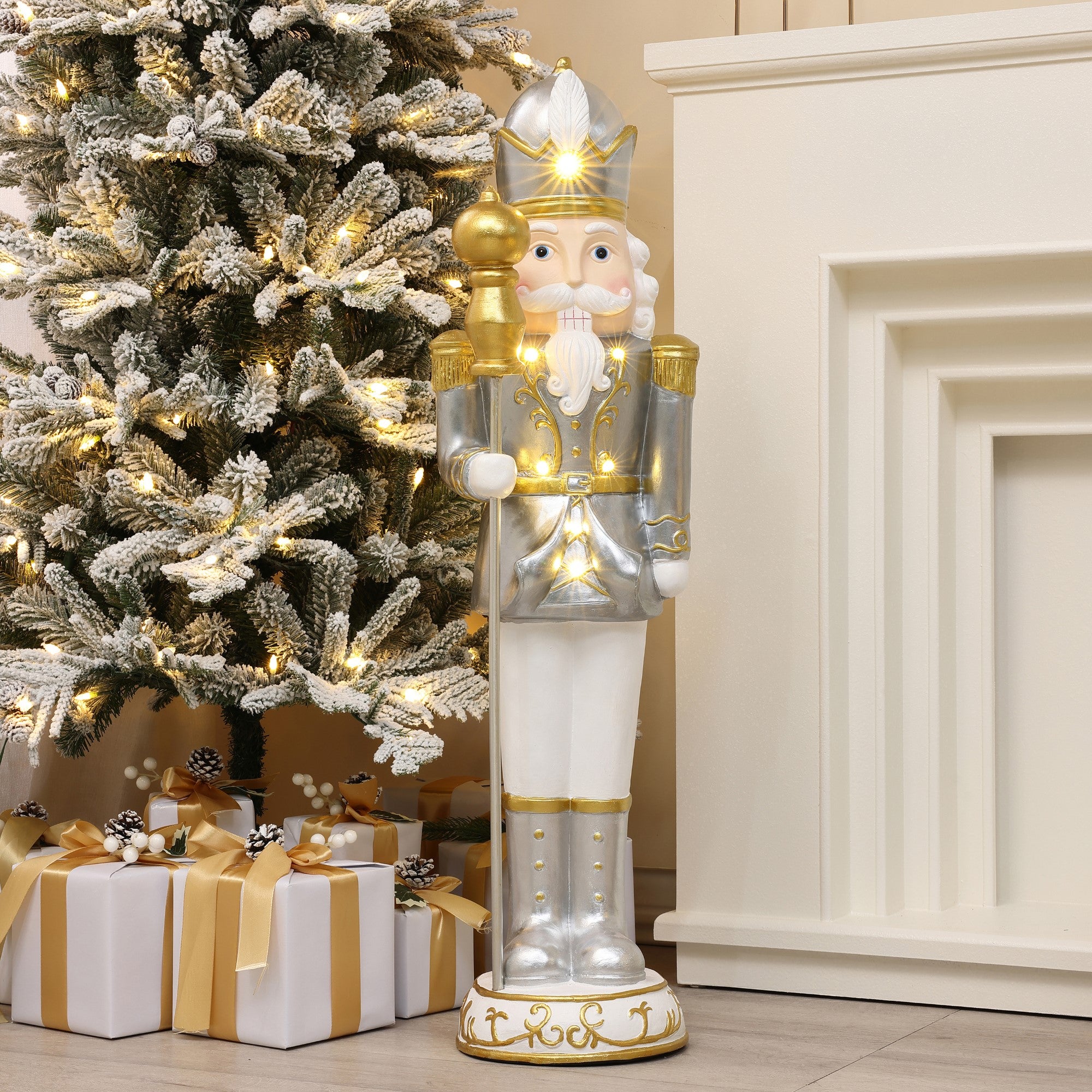 Traditional-3-ft-nutcracker-king-in-white-with-lights-decoration-very-eye-catching-and-unique