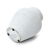 Cement Antique White Vase, 15.8'' H